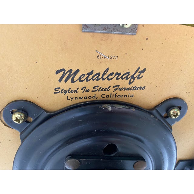 Mid 20th Century Dining Set Green Chairs MetalCraft For Sale In Portland, OR - Image 6 of 18