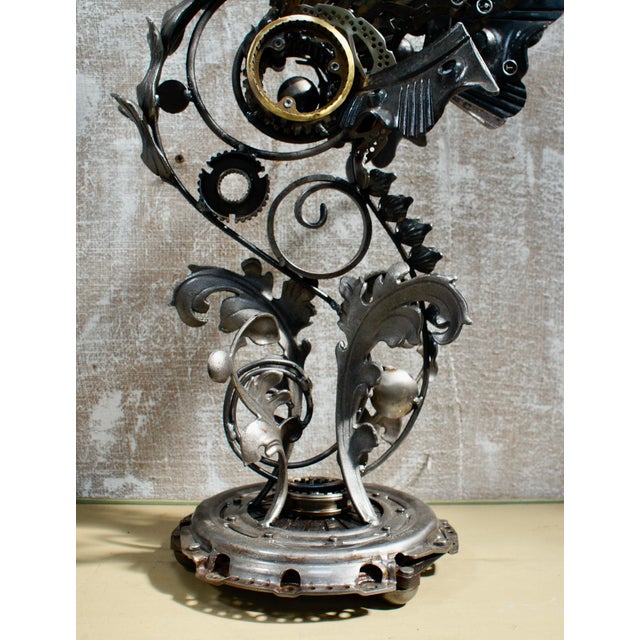 1950s Simon Smith, Custom Steampunk Seahorse Sculpture, 1950, Mixed Media For Sale - Image 5 of 12