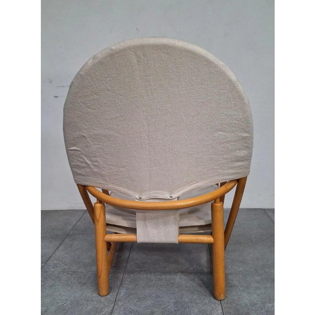 G23 Hoop Lounge Chair attributed to Piero Palange & Werther Toffoloni for Germa, 1970s For Sale - Image 6 of 7