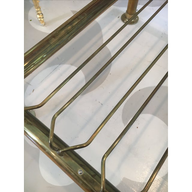 Brass Wine Glass Hanging Rack Chairish