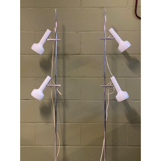 Space Age Floor Lamps from Swiss Lamps International, 1970s, Set of 2, in Very Good conditions. Designed 1970 to 1979 This...