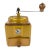 Vintage Peugeot Frères French Coffee Grinder in Mustard Gold, Mid-20th Century For Sale