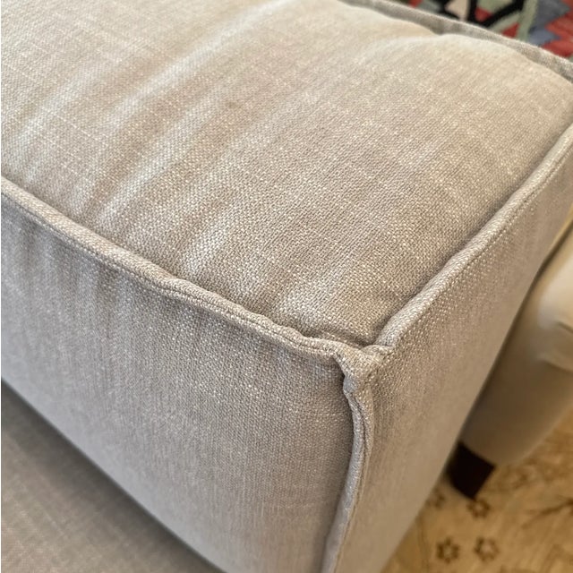 Arhaus Motion Collection Coburn Sofa, Nomad Stone For Sale In San Francisco - Image 6 of 12