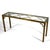 Mastercraft Mastercraft Brass Chinese Chippendale Console Table For Sale - Image 4 of 10