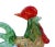 Glass Murano Style Hand Blown Glass Tall Rooster For Sale - Image 7 of 10