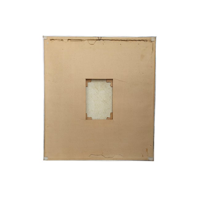 Bruno Mancinotti, Italian Abstract Composition, 1970s, Mixed Media For Sale - Image 9 of 11