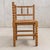 Rustic European 1950s Dutch Bobbin Turned Corner Chair With Rush Seat For Sale - Image 3 of 5