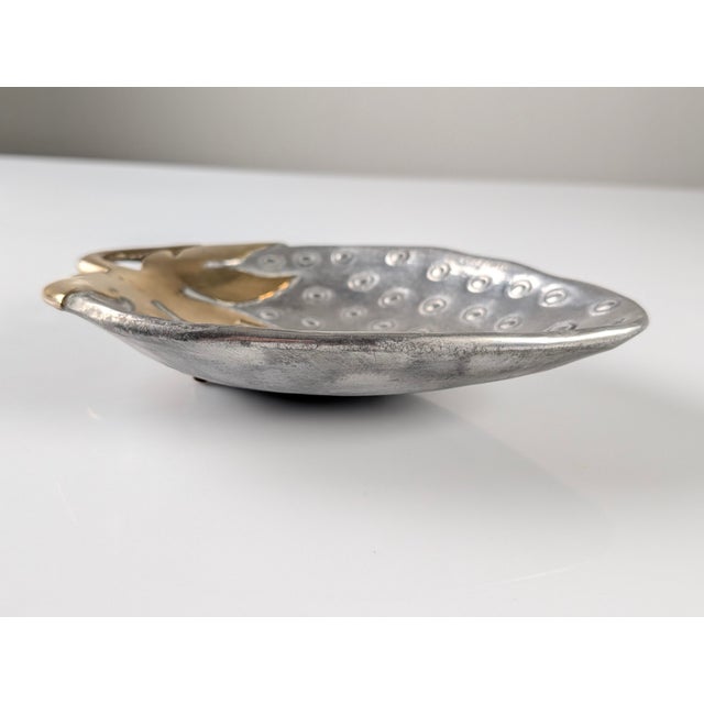 1970s Strawberry Tray in Brass and Aluminum by David Marshall, Spain, 1970s For Sale - Image 5 of 13