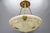 Large Neoclassical Style Alabaster and Bronze Pendant Light, 1890s For Sale - Image 9 of 18