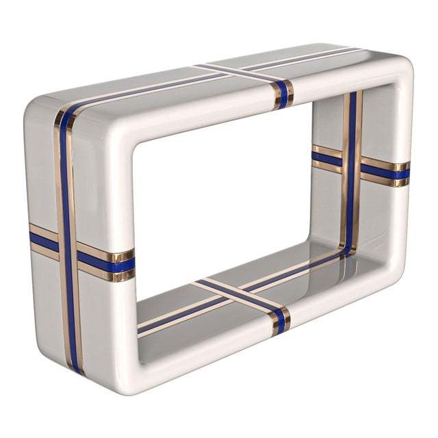 "Armonia" Console with Stainless Steel and Bronze Details, Handmade Bizimyer Furniture. Unmatched. Unrivalled. Designed by...