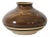 Vintage Brown Pottery Vessel For Sale