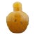 Chinese Erotic Orange Engraved Mock Mask Ring Handle Snuff Bottle For Sale