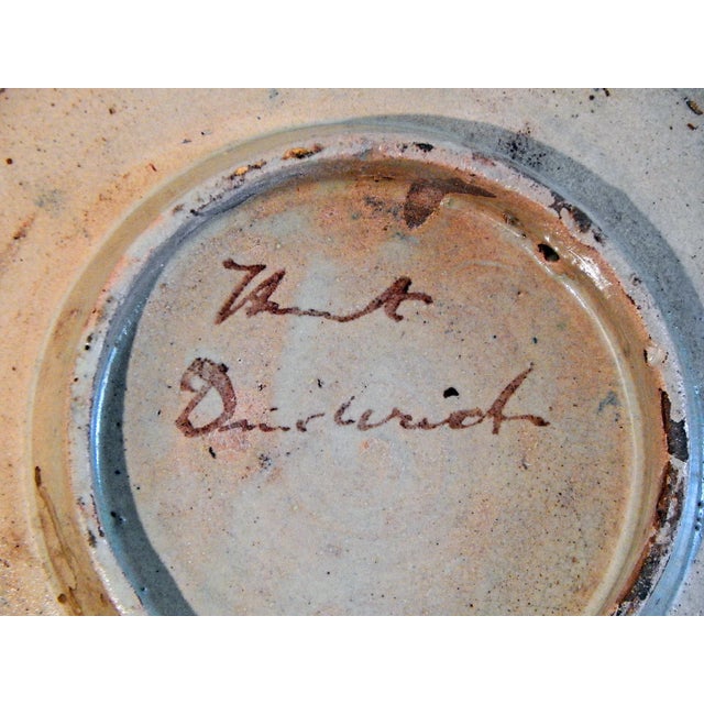 William Hunt Diederich Bullfighter and Bull' by William Hunt Diederich (1884-1953 USA) Ceramic Plate Circa 1920s For Sale - Image 4 of 5