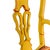 Early 20th Century Venetian Rococo / Louis Revival Style Yellow Wood Upholstered Accent Side Chairs - A Pair For Sale - Image 12 of 17