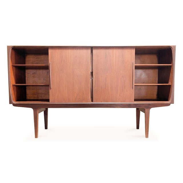 1950s Teak Credenza For Sale - Image 4 of 9