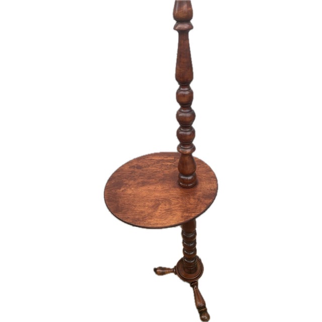 1950s Floor Lamp with Shelf, 1970s For Sale - Image 5 of 18