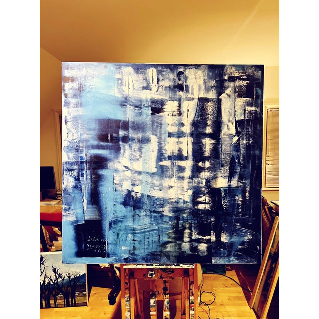 This listing is for a 105 x 105cm acrylic on canvas painting. Artwork sold with a signed certificate of authentication. I...