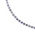 Mini Tanzanite Pearl Necklace 14k Gold For Sale - Image 4 of 9