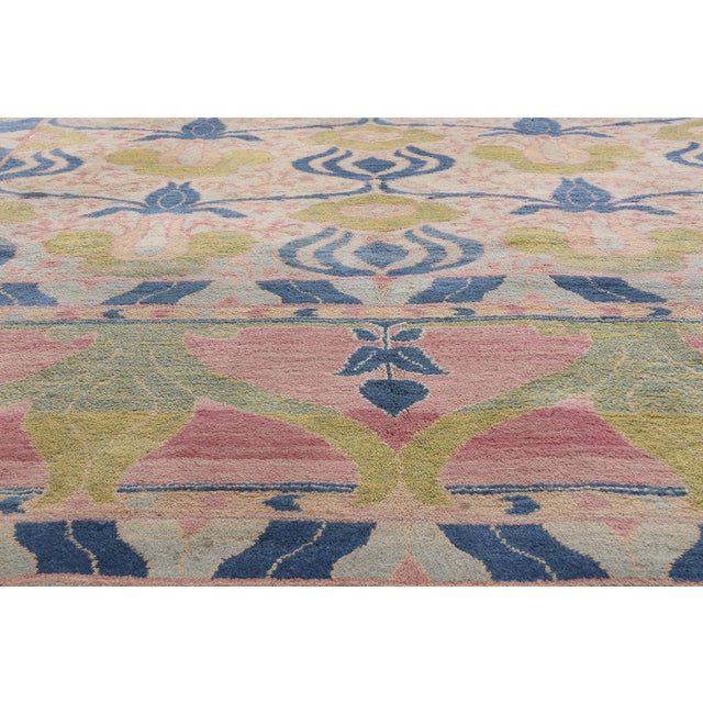 Late 20th Century Vintage Turkish Oushak Rug, 09'02 X 13'00 For Sale - Image 5 of 10