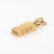 Modern 1970s Vintage Cartier 1/4 Oz Gold Bar Ingot Pendant Charm 18k Yellow Gold Signed For Sale - Image 3 of 3