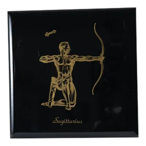 Vintage Sagittarius Ceramic Wall Tile