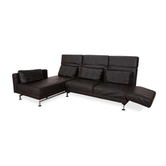 Modern Moule Leather Corner Sofa from Brühl For Sale - Image 3 of 18