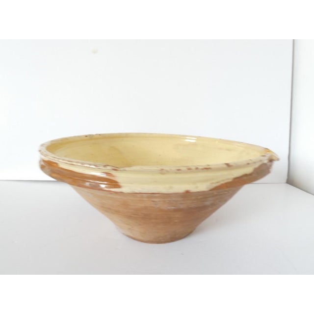 Large Vintage Terracotta Bowl For Sale - Image 12 of 12