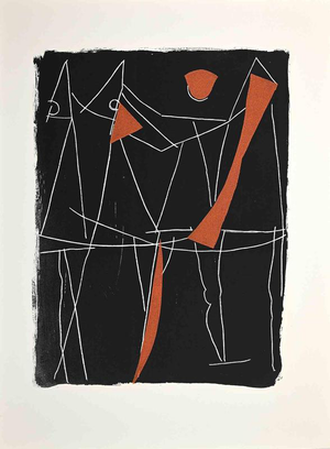 Marino Marini, Round Dance, Edition of 100, 1963, Etching