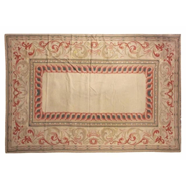 Portuguese Arraiolos Rug, 20th Century For Sale - Image 6 of 7