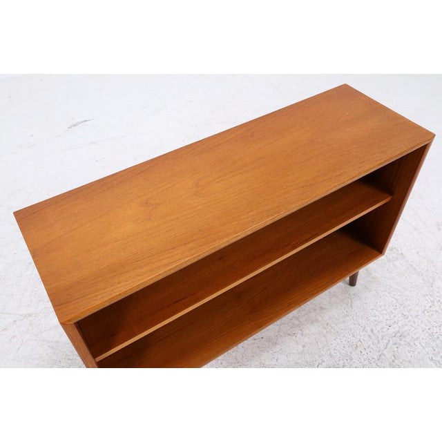 Mid-Century Teak Bookcase with 2 Shelves For Sale - Image 6 of 11