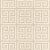 Sample - Schumacher Greek Key Sisal Wallpaper in Silver For Sale