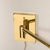 Brass Pair of Mid-Century Articulating Wall Sconces by George Hansen for Metarlarte For Sale - Image 8 of 11
