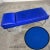 Metal MCM to Streamline Modern or Industrial Chaise Daybed Adjustable Back Royal Blue Vinyl and Chrome For Sale - Image 7 of 12
