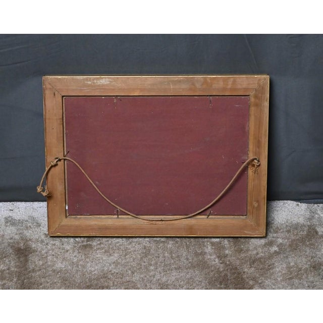 Corbier, Shepherdess and Her Flock, Oil on Panel, Early 20th Century, Framed For Sale - Image 9 of 11