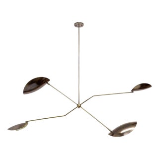 Calder Brass Chandelier For Sale