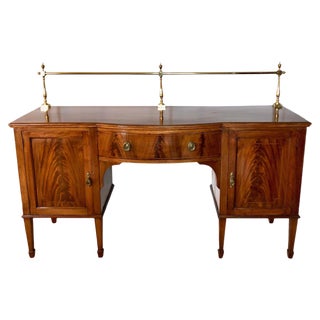 Antique Edwardian Mahogany Inlaid Sideboard from Hamptons, Pall Mall, London For Sale