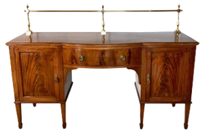 Antique Edwardian Mahogany Inlaid Sideboard from Hamptons, Pall Mall, London
