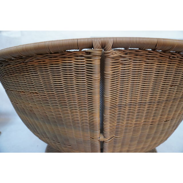 Lotus Outdoor Lounge Chair & Ottoman Fong Brothers’/Tropi-Cal Design by Miller Yee Fong, Circa 1968 For Sale - Image 12 of 18