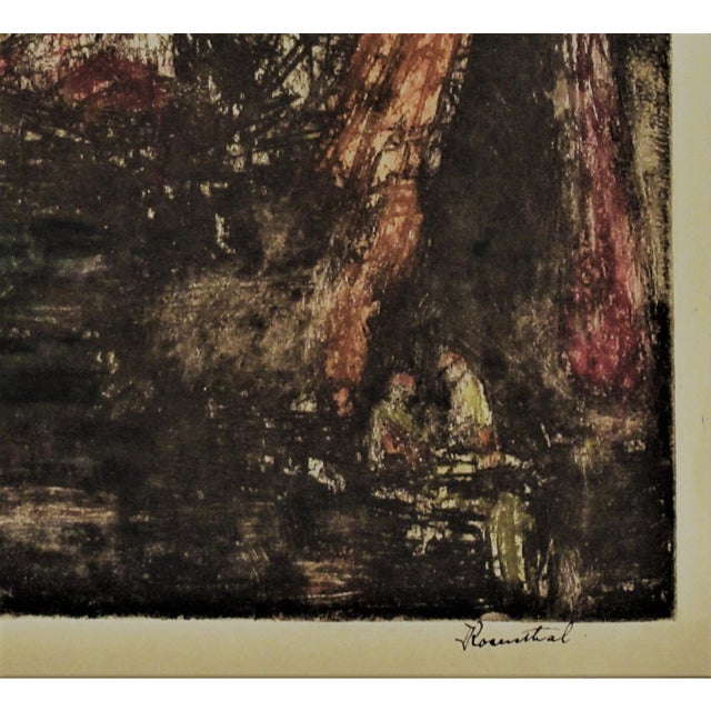 David Rosenthal, Village in France, 1927 For Sale - Image 4 of 6