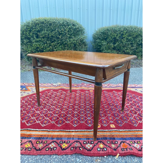 Mid-Century Modern End Table With Drawer For Sale - Image 4 of 13