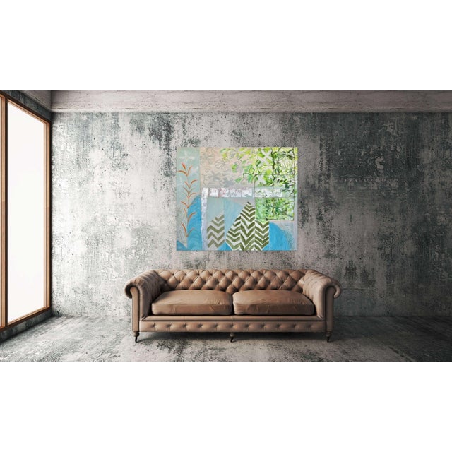 Contemporary Big Mountain ( Summer) Acrylic Painting For Sale - Image 3 of 6