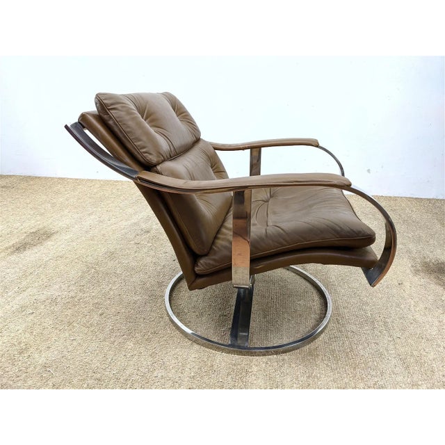Steelcase Late 20th Century Gardner Leaver Steelcase Lounge Chair For Sale - Image 4 of 7