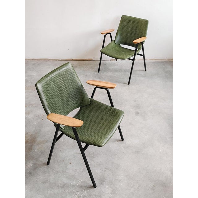 Mid-Century Lupina Chairs attributed to Niko Kralj for Stol Kamnik, Former Yugoslavia, 1956, Set of 2 For Sale - Image 12 of 16