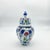 Handmade Ceramic “Kupecik” Ginger Jar (20cm) – Classic Iznik Tulip & Carnation Pattern – Lidded Home Decor For Sale - Image 10 of 11