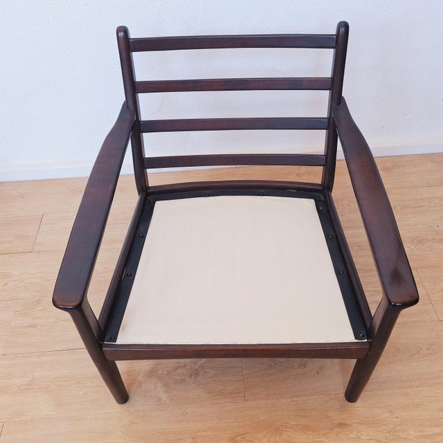 Mid-Century Lounge Chair, 1950s For Sale - Image 4 of 16