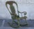 19th Century Hand Painted Large Rocking Chair fully Refurbished & Refinished Dimensions: Height: 43" Width: 33" Depth: 23"