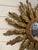 English Vintage Sunburst Mirror For Sale - Image 3 of 8