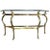 Metal Italian Brass Seahorse Console For Sale - Image 7 of 7