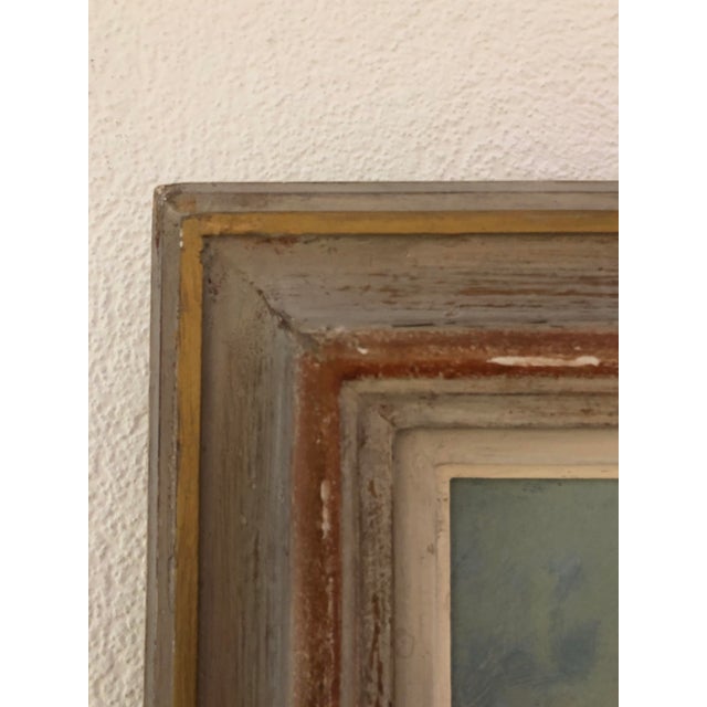 Trevisan, Paysage italien avec pont, Oil on Wood, Framed For Sale - Image 7 of 11