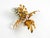 A large 1980s floral wall lamp. Design by hans kögl, model wisteria. With label on the back. beautiful design with many...